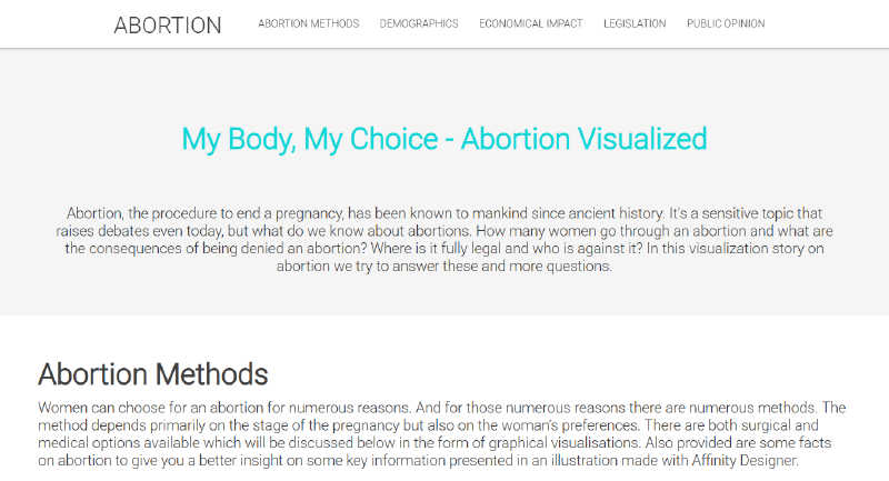 My Body, My Choice - Abortion Visualized